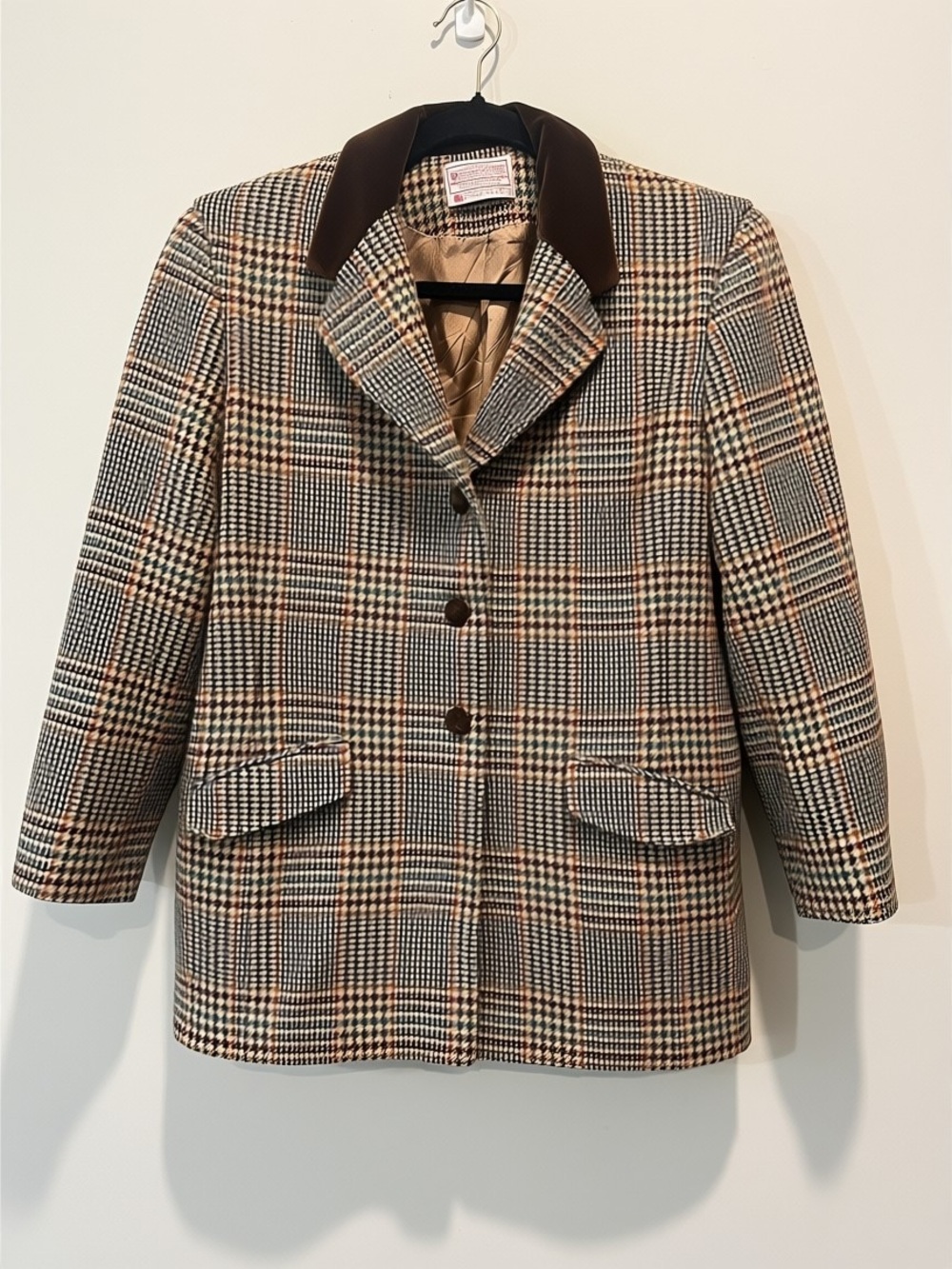 Pendleton Vintage 100% Wool Blazer Size 14 Petite